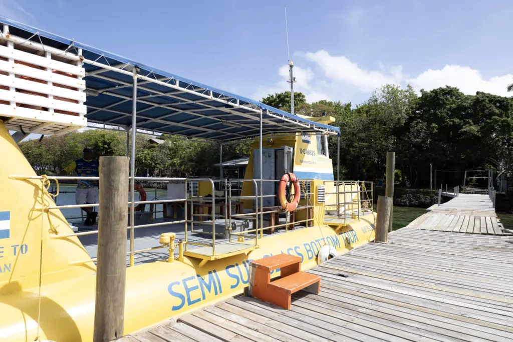 Glass bottom boat
