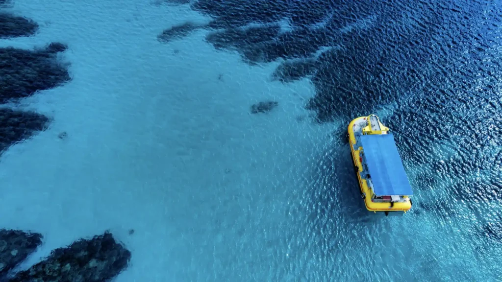 Glass bottom boat