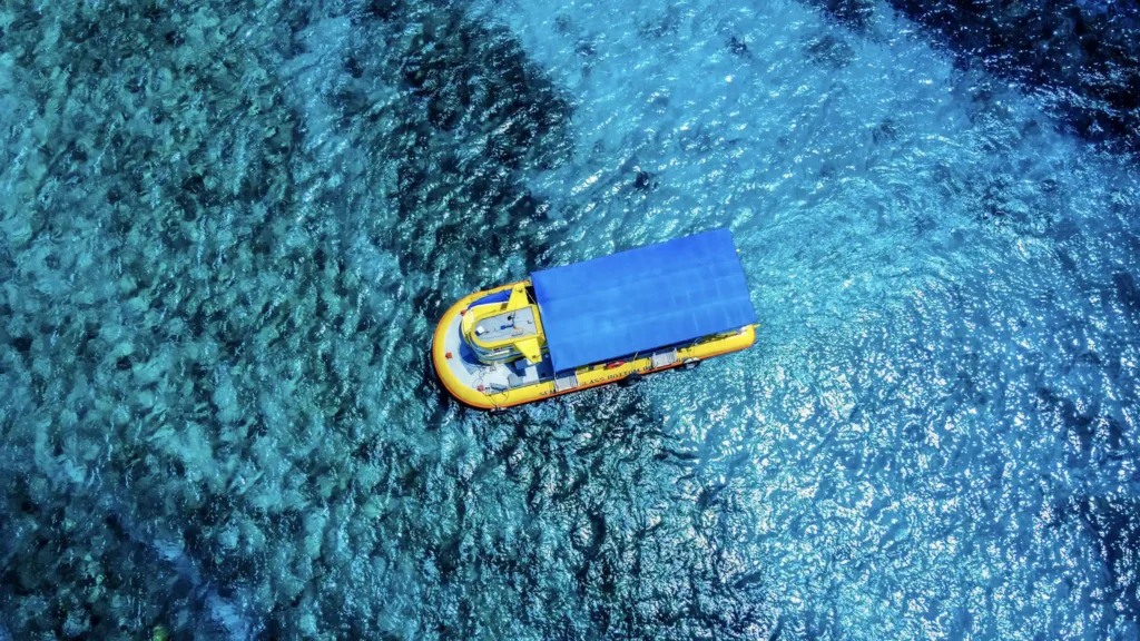 Glass bottom boat